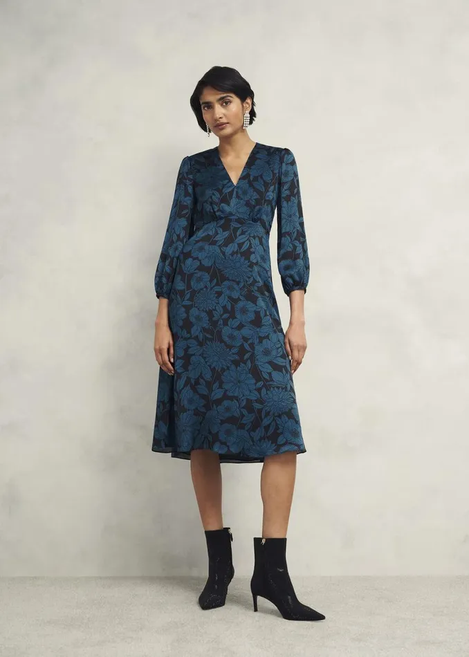Dresses and Jumpsuits Women HOBBS Romina Dress Black Kyanite