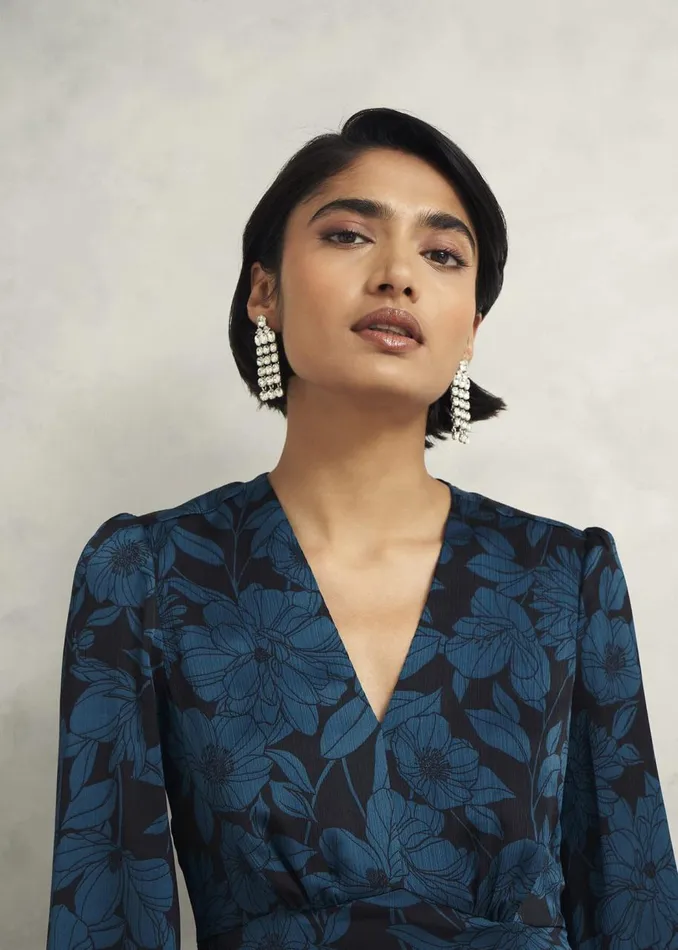 Dresses and Jumpsuits Women HOBBS Romina Dress Black Kyanite