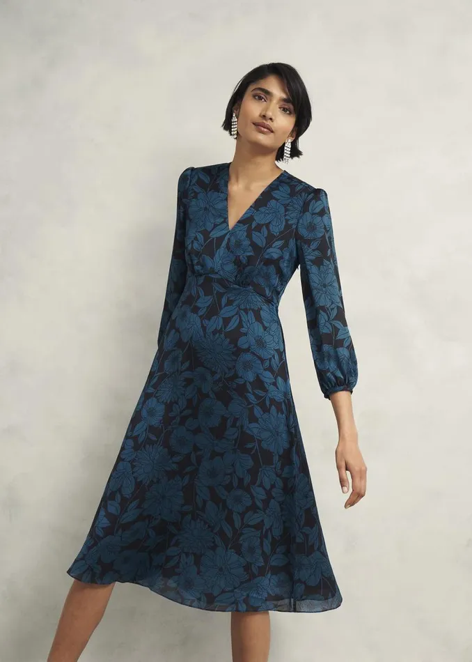 Dresses and Jumpsuits Women HOBBS Romina Dress Black Kyanite