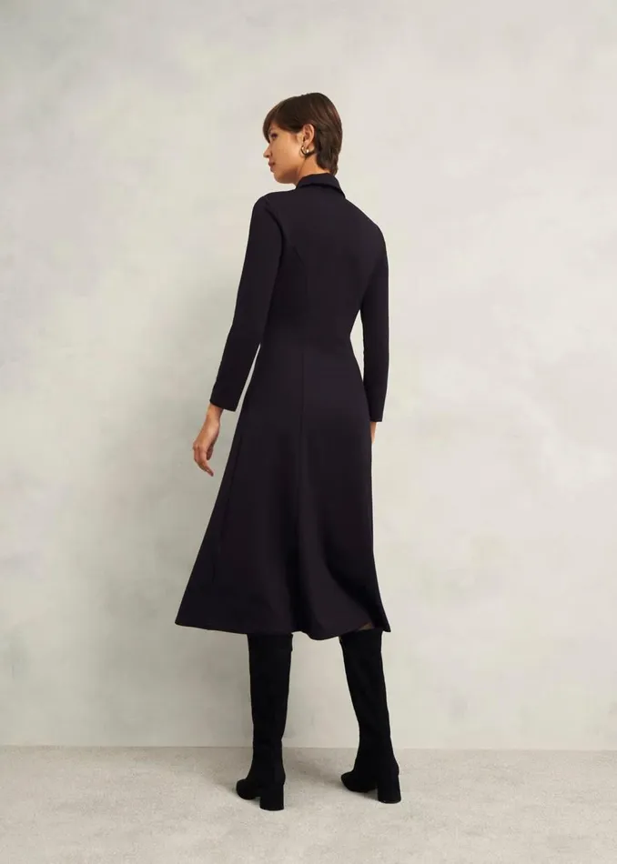 Dresses and Jumpsuits Women HOBBS Scarlett Ponte Dress Hobbs Navy