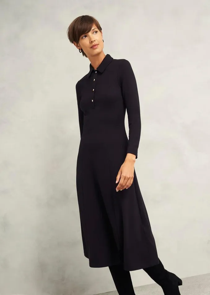 Dresses and Jumpsuits Women HOBBS Scarlett Ponte Dress Hobbs Navy