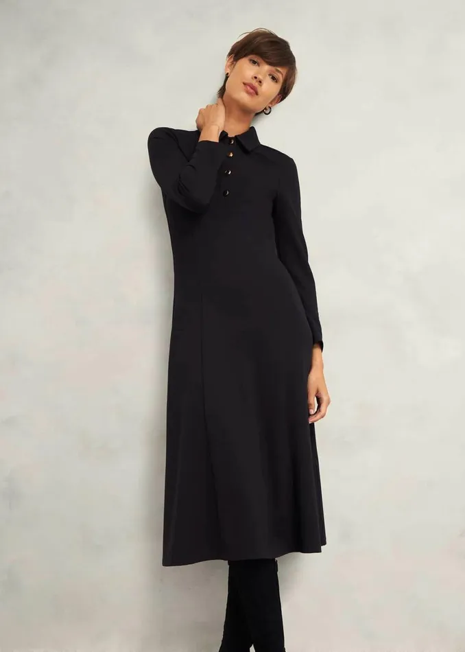 Dresses and Jumpsuits Women HOBBS Scarlett Ponte Dress Hobbs Navy