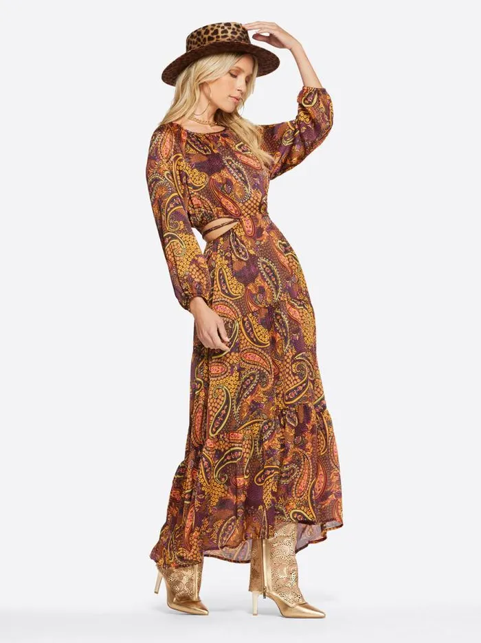 Dresses Clothing Jessica Simpson Kezia Dress In Paisley Confetti