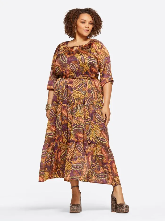 Dresses Clothing Jessica Simpson Natalia Dress In Paisley Confetti