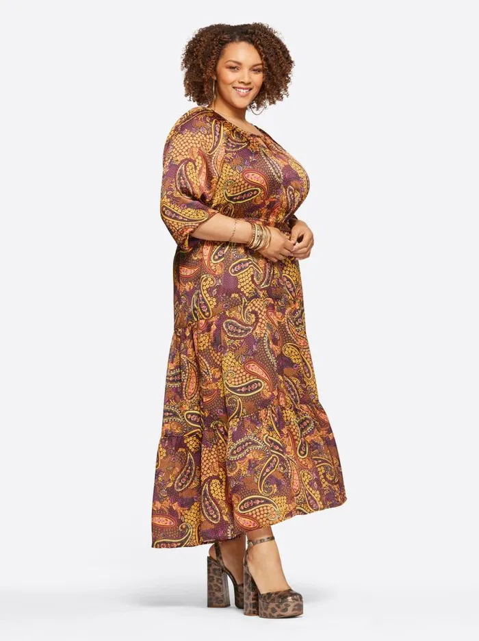 Dresses Clothing Jessica Simpson Natalia Dress In Paisley Confetti