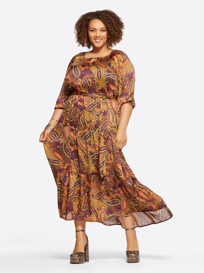 Dresses Clothing Jessica Simpson Natalia Dress In Paisley Confetti
