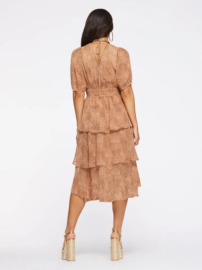Dresses Clothing Jessica Simpson Ramsey Dress In Winding Leopard