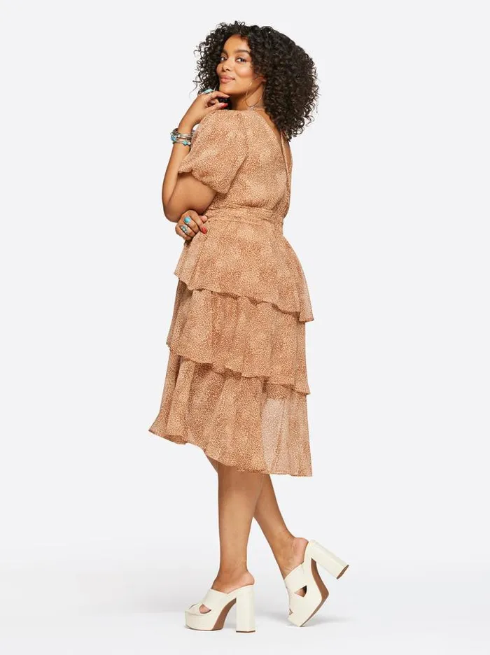 Dresses Clothing Jessica Simpson Ramsey Dress In Winding Leopard