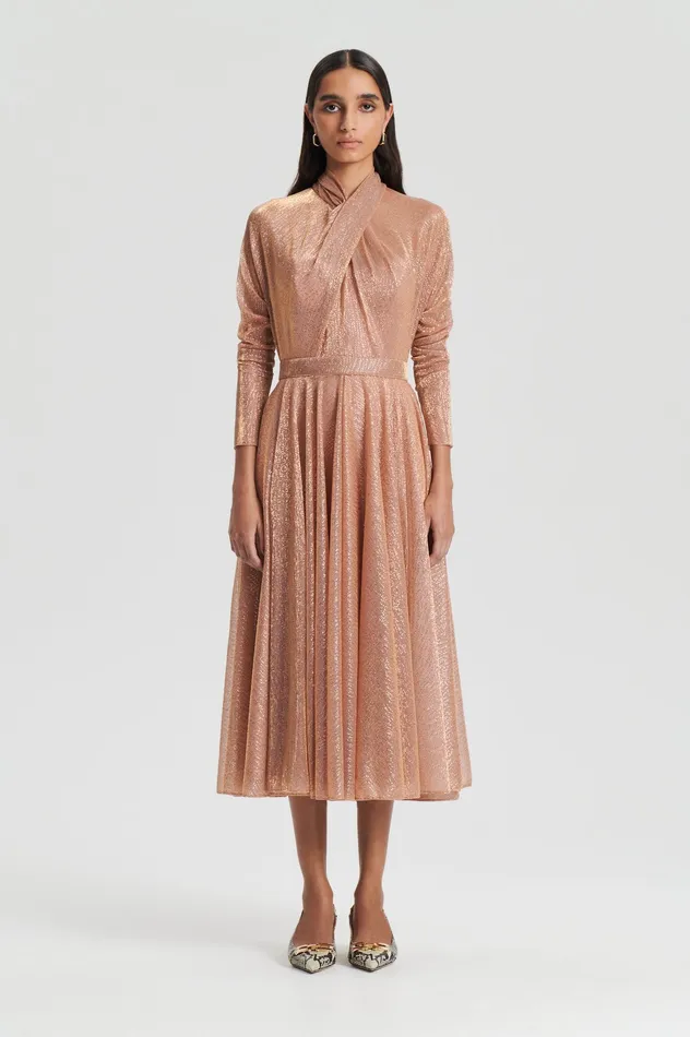 Dresses Scanlan Theodore Women Tinsel Dress Tinsel Dress