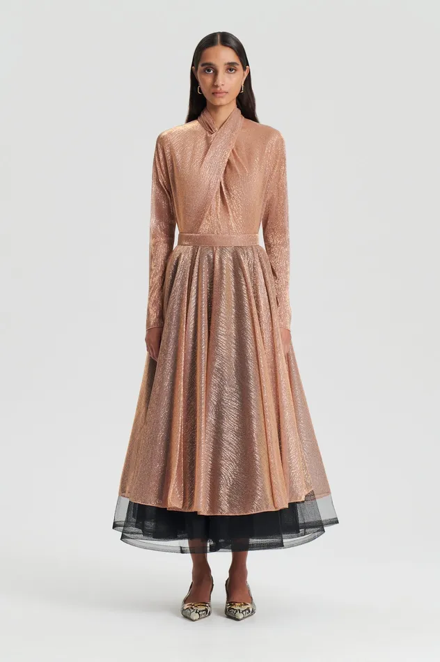Dresses Scanlan Theodore Women Tinsel Dress Tinsel Dress Dresses Scanlan Theodore Women Tinsel Dress Tinsel Dress