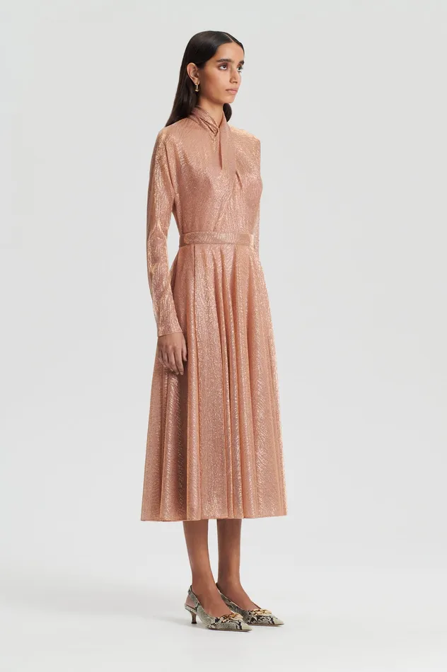 Dresses Scanlan Theodore Women Tinsel Dress Tinsel Dress Dresses Scanlan Theodore Women Tinsel Dress Tinsel Dress