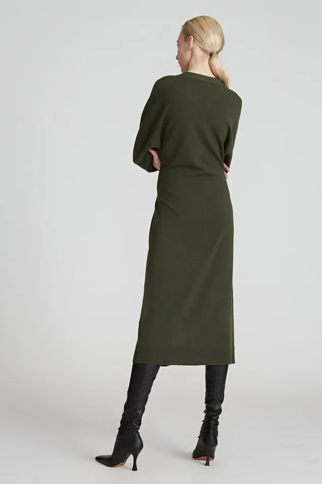 Dresses Women Halston Harlee Sweater Dress Olive