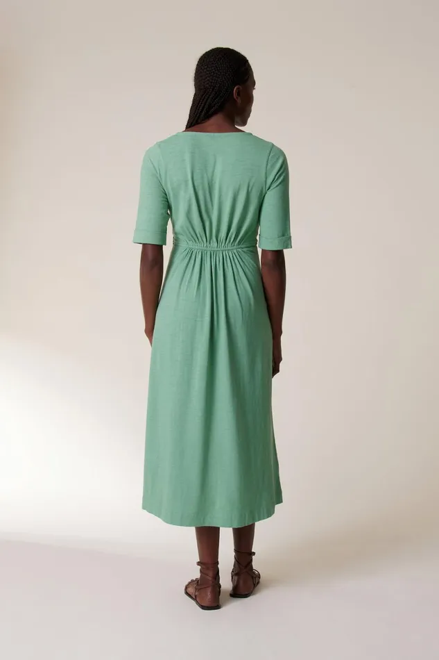 Dresses Women Leon and Harper Rala Plain Dress Celadon