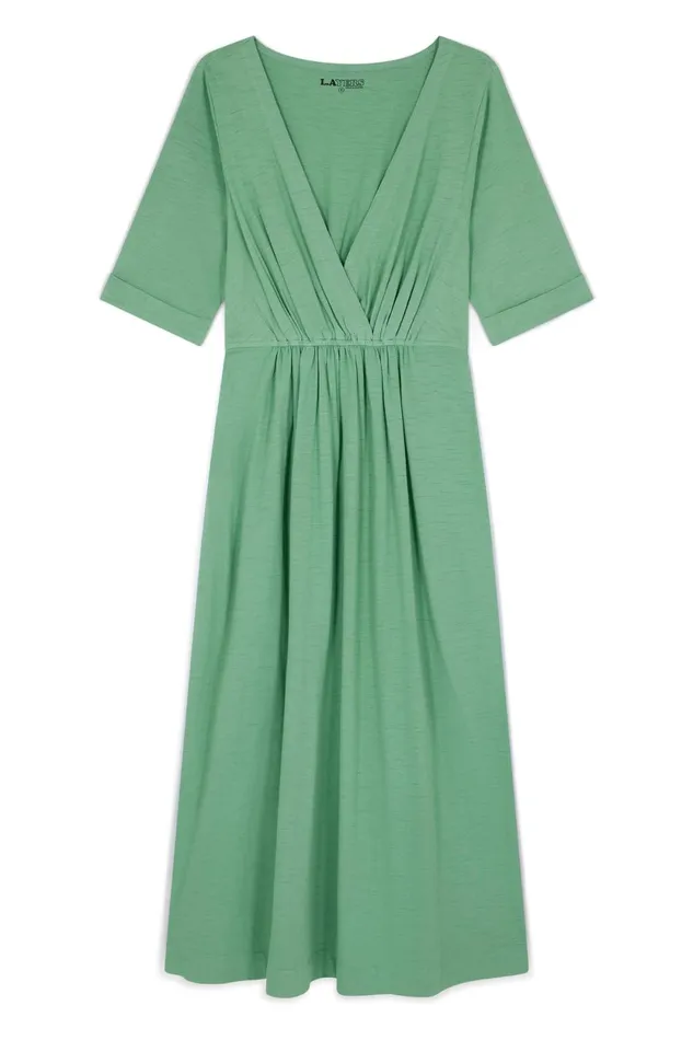 Dresses Women Leon and Harper Rala Plain Dress Celadon