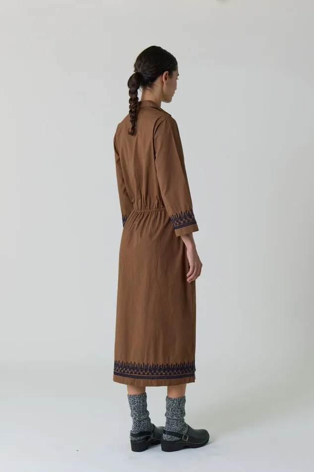 Dresses Women Leon and Harper Rigolo Plain Dress Caramel