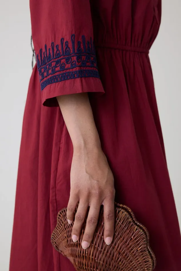 Dresses Women Leon and Harper Rigolo Plain Dress Carmin