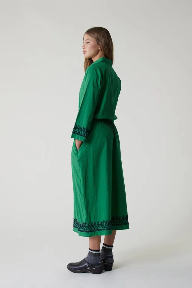 Dresses Women Leon and Harper Rigolo Plain Dress Green