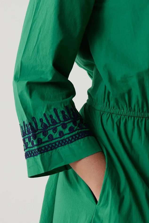 Dresses Women Leon and Harper Rigolo Plain Dress Green