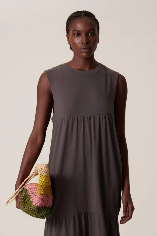 Dresses Women Leon and Harper Ryo Plain Dress Carbone