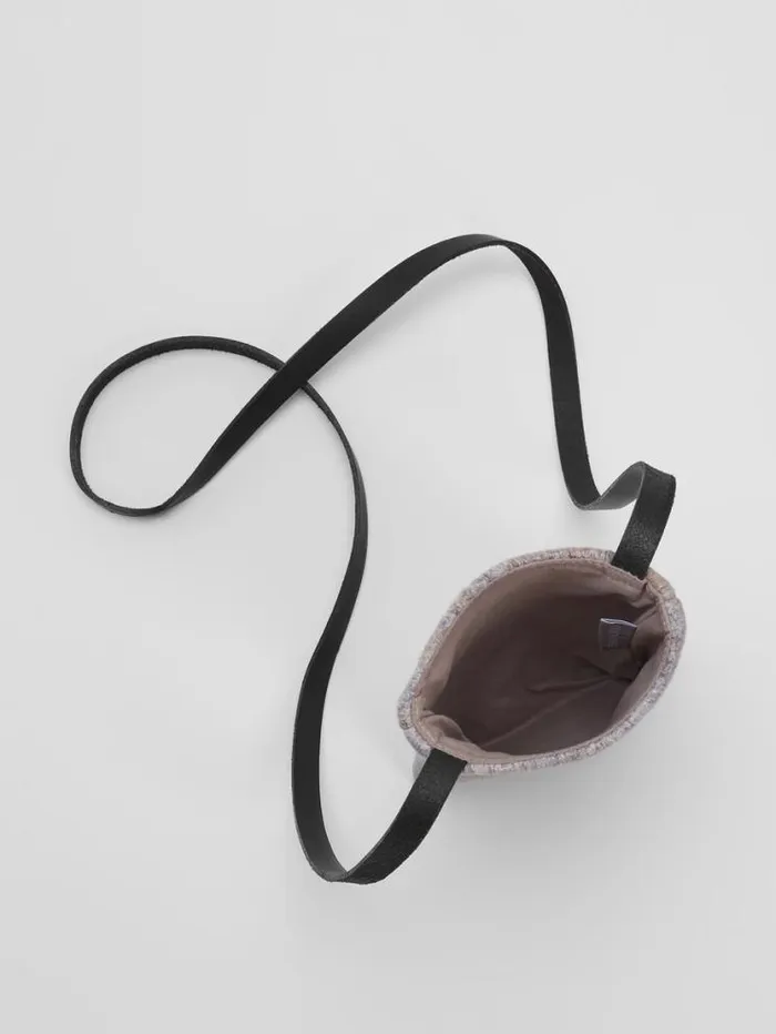 Eileen Fisher Accessories Waste No More Felted Phone Pouch Stone 8211 Shop