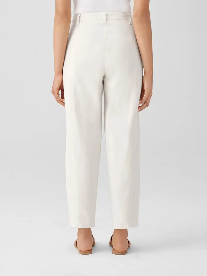 Eileen Fisher Denim Undyed Organic Cotton Denim Lantern Pant Undyed Natural 8211 Shop
