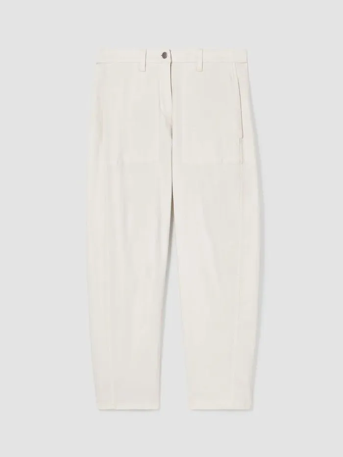 Eileen Fisher Denim Undyed Organic Cotton Denim Lantern Pant Undyed Natural 8211 Shop