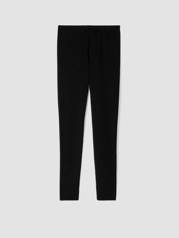 Eileen Fisher Pants Shorts and Jumpsuits Cozy Brushed Terry Hug Leggings Black 8211 Shop