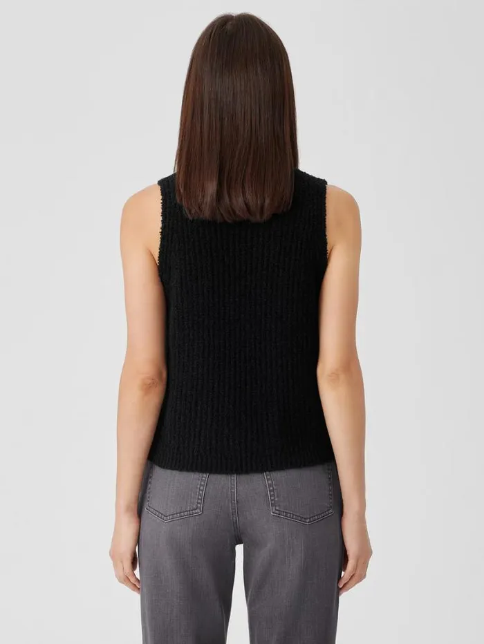Eileen Fisher Petite Cotton Fluff Crew Neck Top Black 8211 Shop