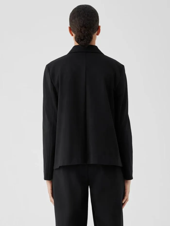Eileen Fisher Petite Cotton Ponte Blazer Black 8211 Shop