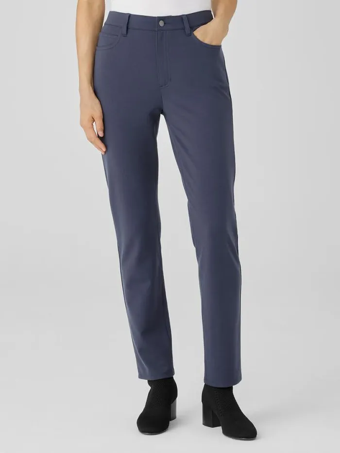 Eileen Fisher Petite Washable Flex Ponte Slim Jean Ocean 8211 Shop