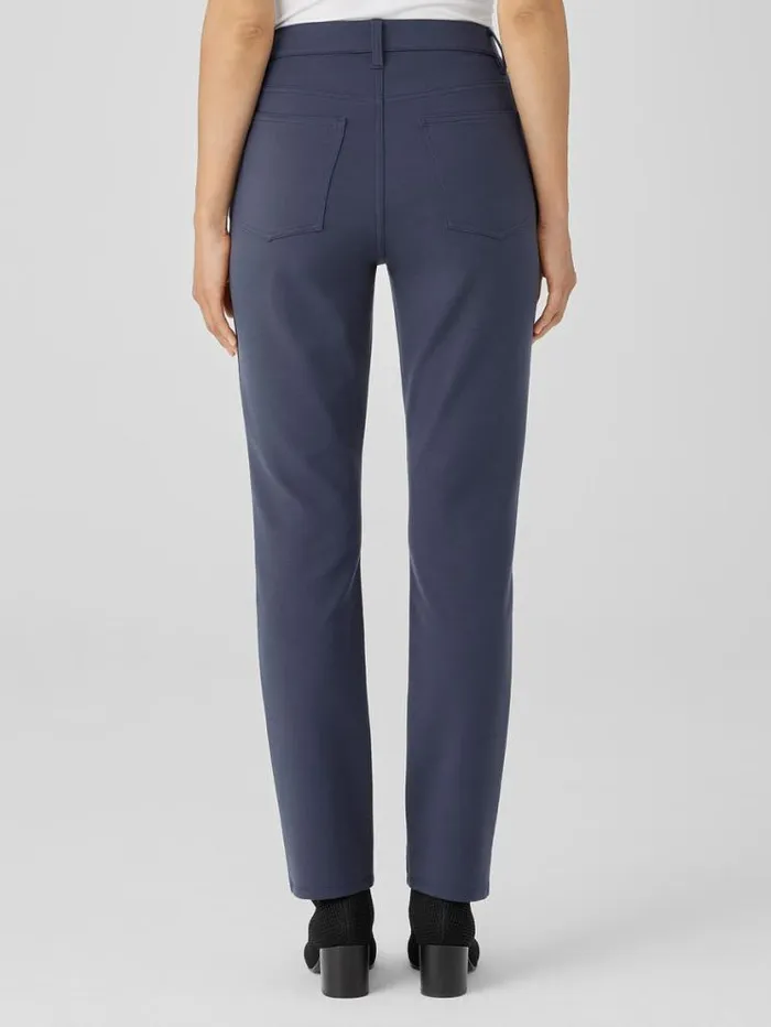 Eileen Fisher Petite Washable Flex Ponte Slim Jean Ocean 8211 Shop