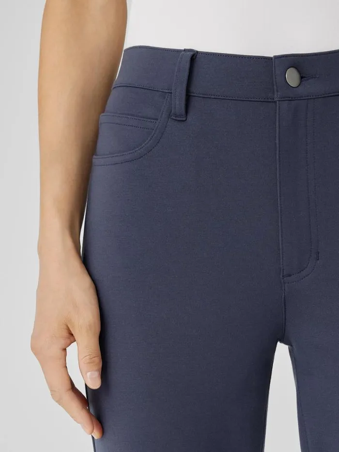 Eileen Fisher Petite Washable Flex Ponte Slim Jean Ocean 8211 Shop