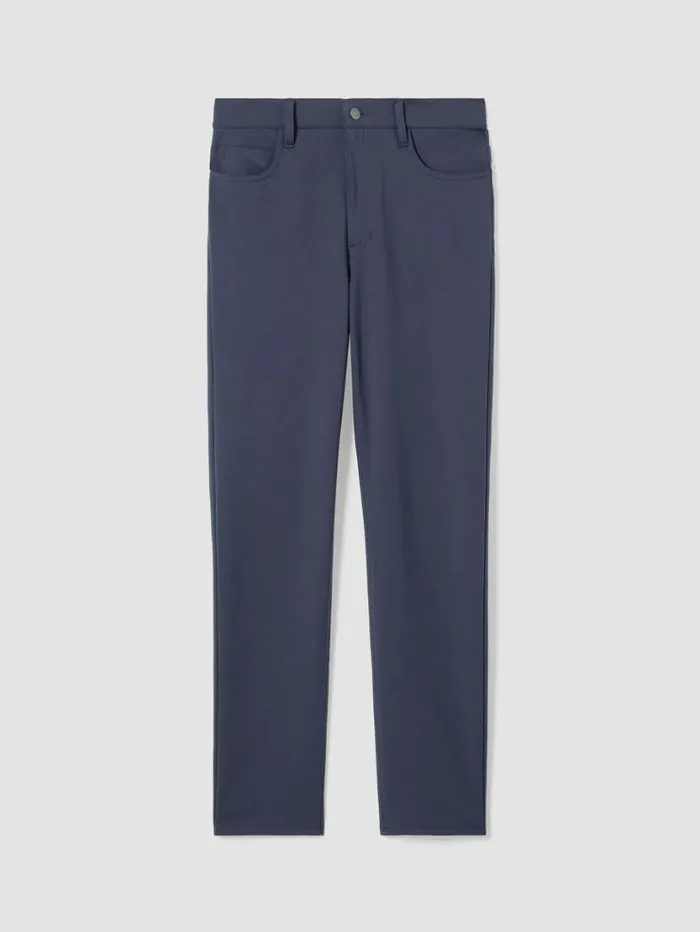 Eileen Fisher Petite Washable Flex Ponte Slim Jean Ocean 8211 Shop