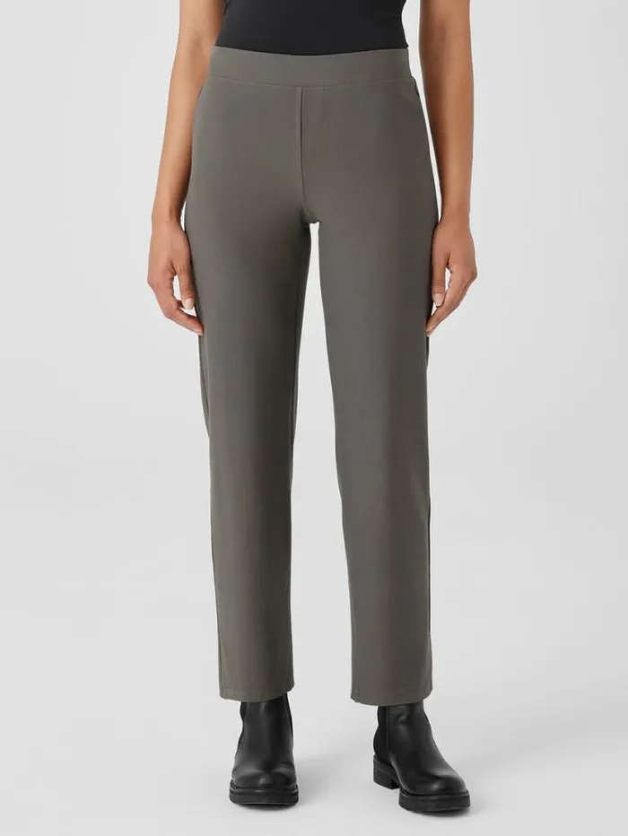 Eileen Fisher Petite Washable Stretch Crepe Straight Pant Grove 8211 Shop