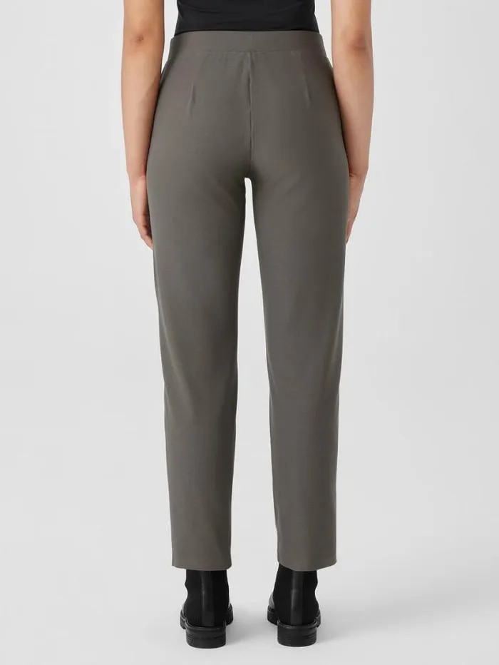 Eileen Fisher Petite Washable Stretch Crepe Straight Pant Grove 8211 Shop