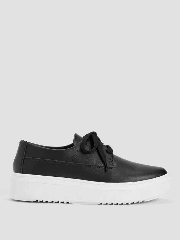 Eileen Fisher Shoes Prop Leather Sneaker Black 8211 Shop