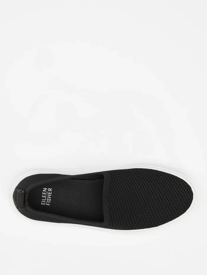Eileen Fisher Shoes Prosper Platform Sneaker In Recycled Stretch Knit Black 8211 Shop
