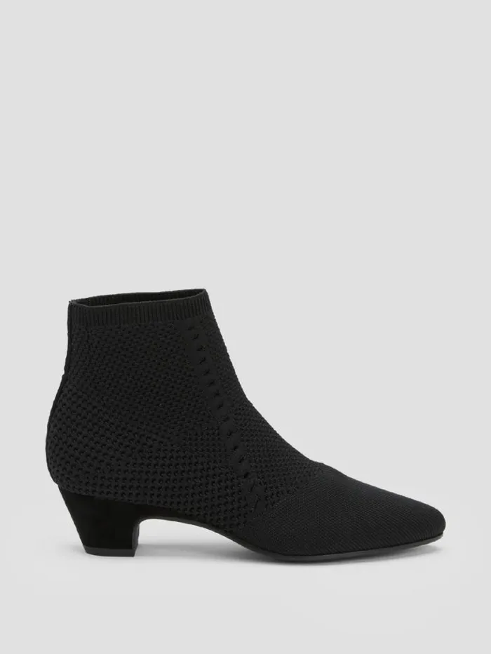 Eileen Fisher Shoes Purl Recycled Stretch Knit Bootie Black 8211 Shop