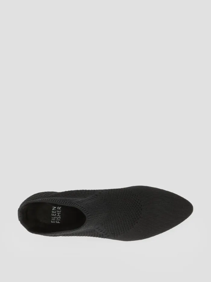 Eileen Fisher Shoes Purl Recycled Stretch Knit Bootie Black 8211 Shop