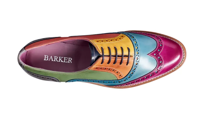 Fearne 8211 Multi Coloured Women Barker Shoes Womens Oxfords