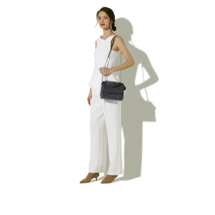 Flap Bag With Handle Petrol Women Lancel Hand Bags