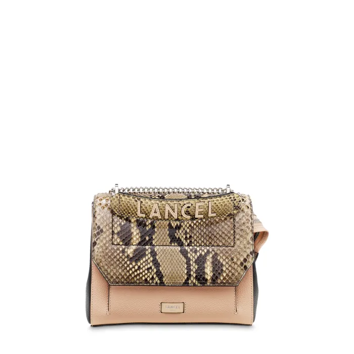 Flap Bag With Handle Pollennudeblack Women Lancel Shoulder Bags