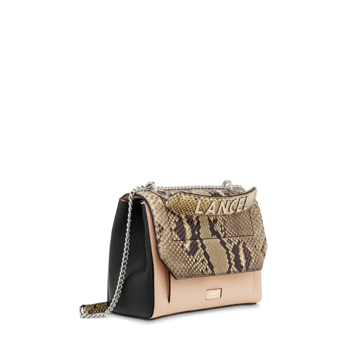 Flap Bag With Handle Pollennudeblack Women Lancel Shoulder Bags Flap Bag With Handle Pollennudeblack Women Lancel Shoulder Bags