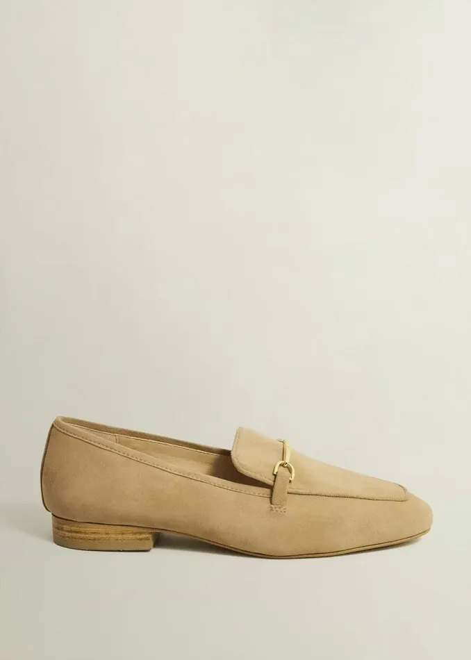 Flats Women HOBBS Raegan Suede Loafers Camel