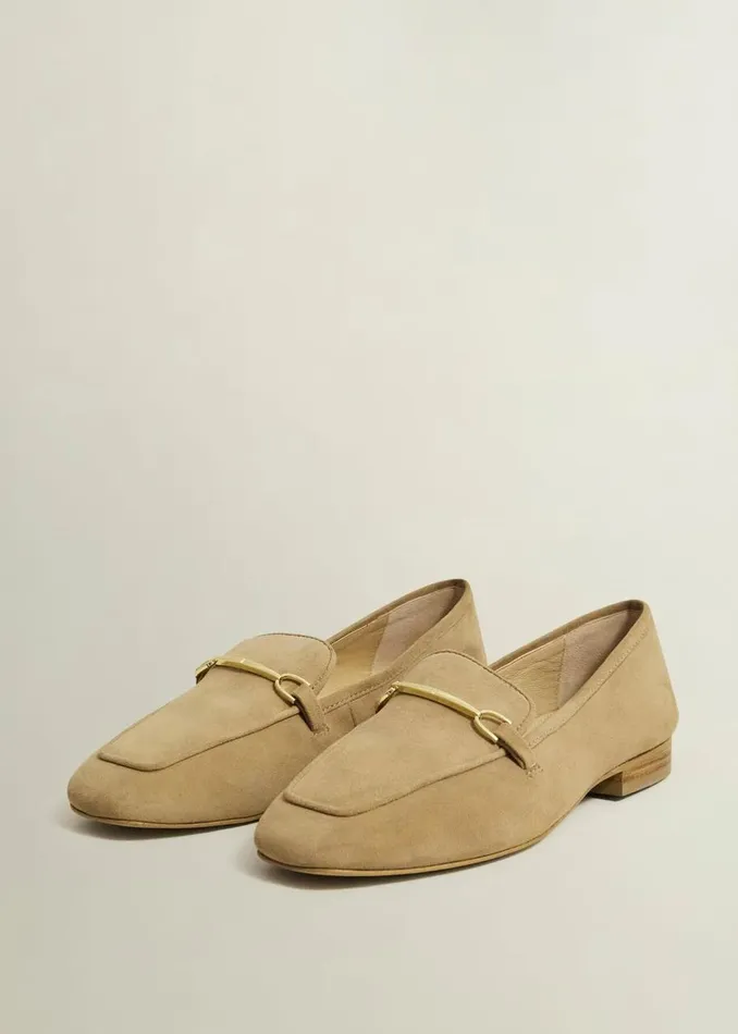Flats Women HOBBS Raegan Suede Loafers Camel