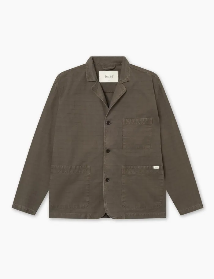Fort Jackets VALLEY UNCONSTRUCTED BLAZER Cold Brown 8211 Men