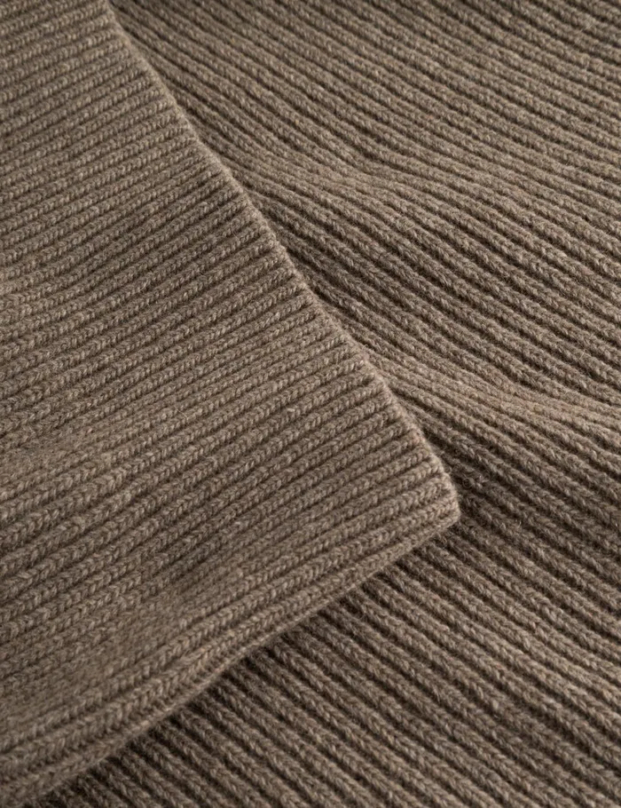 Fort Knitwear RELAX RIB KNIT Stonecold Brown 8211 Men Fort Knitwear RELAX RIB KNIT Stonecold Brown 8211 Men