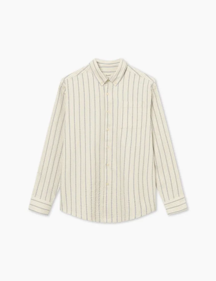Fort Shirts CREST DOVE SHIRT Blue Stripe 8211 Men