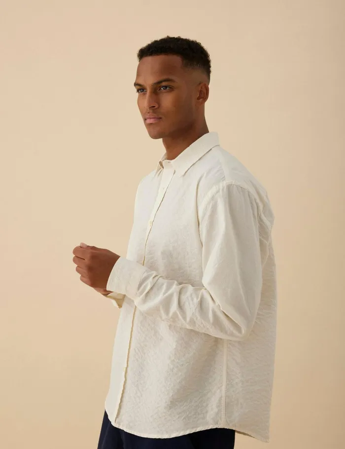 Fort Shirts HATCH SHIRT Cloud 8211 Men