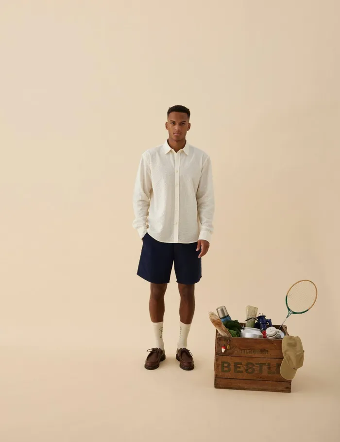 Fort Shirts HATCH SHIRT Cloud 8211 Men